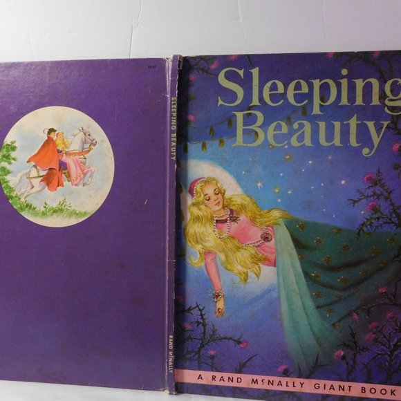 Sleeping Beauty Book 1959 Vintage Rand McNally Giant Book - Picture 2 of 10